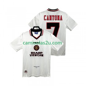 Camisolas de futebol Manchester United CANTONA 7 Retro Equipamento Alternativa 1996 1997 Manga Curta